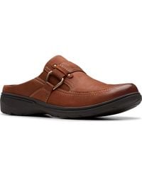 Clarks - Carleigh Viola Round Toe Mules - Lyst