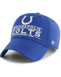'47 - 47 Brand Indianapolis Colts Vernon Clean Up Adjustable Hat - Lyst