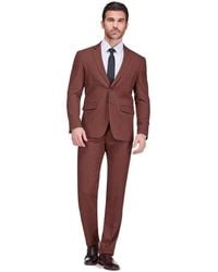 Gino Vitale - 2 Piece 4 Way Stretch Notch Lapel Slim Fit Suit - Lyst