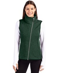 Cutter & Buck - Mainsail Sweater Knit Asymmetrical Vest - Lyst