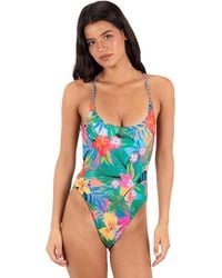 Hurley - Pacific Night Cheeky Coverage One-piece Swimsuit - Lyst