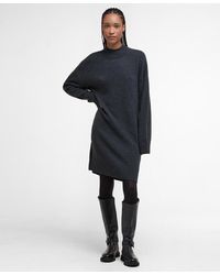 Barbour - Funnel Neck Mini Dress - Lyst