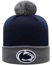 Top Of The World - Navy And Gray Penn State Nittany Lions Core 2-tone Cuffed Knit Hat - Lyst