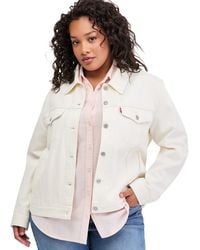 Levi's - Plus Size Original Trucker Collared Neck Jacket - Lyst