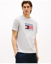 Tommy Hilfiger - American Monotype Flag Box T-shirt - Lyst