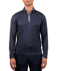 Tailorbyrd - Solid Mesh Quarter Zip - Lyst
