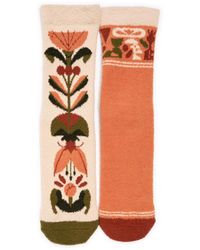 Muk Luks - Cozy Compression With Grippers 2 Pack - Lyst
