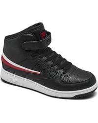 Fila - A-high Strap High Top Casual Sneakers From Finish Line - Lyst