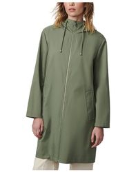 Bernardo - Hooded Mid Length Raincoat - Lyst