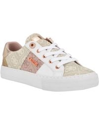 Guess - Loven Casual Lace-up Sneakers - Lyst