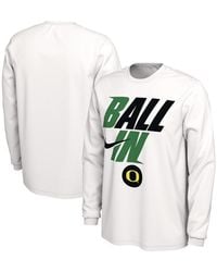 Nike - Oregon Ducks Ball In Bench Long Sleeve T-shirt - Lyst