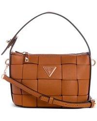 Guess - Maylee Mini Woven Hobo Bag - Lyst