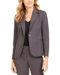 Anne Klein - Single-button Notched-lapel Blazer - Lyst