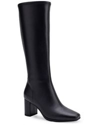 Aerosoles - Micah Stretch Block Heel Knee-High Boots - Lyst