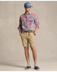 Polo Ralph Lauren - 8.5-inch Classic-fit Linen-cotton Shorts - Lyst
