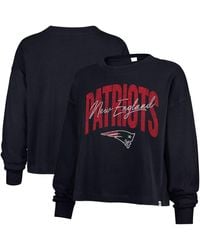 '47 - New England Patriots Muse Sydney Long Sleeve T-shirt - Lyst