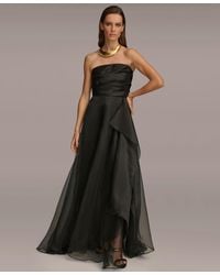 Donna Karan - Sleeveless Cascade Gown - Lyst