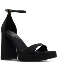 ALDO - Montag Two-piece Ankle-strap Block-heel Sandals - Lyst
