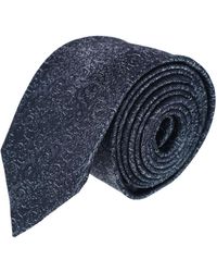 Trafalgar - Esteban Scrolling Vines Tone On Tone Patterned Silk Necktie - Lyst