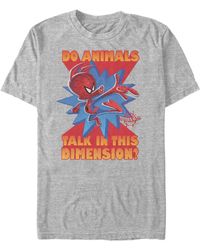 Fifth Sun - Marvel Spider-man Into The Spiderverse Do Animals Talk Short Sleeve T-shirt - Lyst