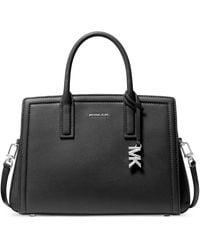 Michael Kors - Michael Laila Medium Leather Satchel - Lyst