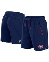 Fanatics - Montreal Canadiens Authentic Pro Rink Performance Shorts - Lyst