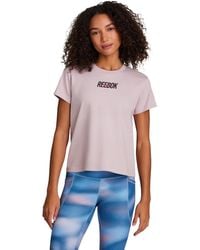Reebok - Short-sleeve Crew Neck Pull-on T-shirt - Lyst