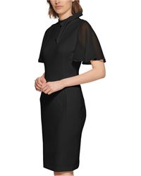 Calvin Klein Flutter Sleeve Dresses for Women - Up to 66% off | Lyst