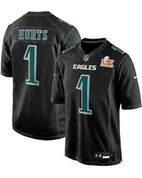 Nike - Jalen Hurts Philadelphia Eagles Super Bowl Lix Patch Fashion Game Jersey - Lyst
