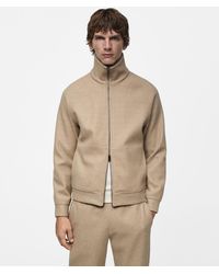 Mango - Zipper Detail Regular-fit Jacket - Lyst