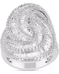 Macy's - Diamond Swirl Statement Ring (2-1/2 Ct. T.w. - Lyst