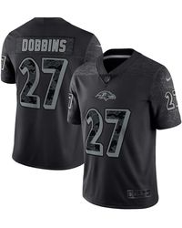 Nike Men's Nike J.K. Dobbins Black Baltimore Ravens RFLCTV Limited