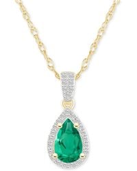 Macy's - Lab-created Emerald (3/4 Ct. T.w. - Lyst