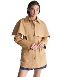 BCBGMAXAZRIA - Collared Cinched Waist Short Trench Coat - Lyst