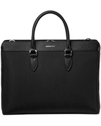 Maverick & Co - Alpha Leather Trimmed Briefcase - Lyst