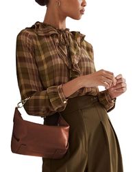 Lauren by Ralph Lauren - Kassie Medium Leather Convertible Shoulder Bag - Lyst