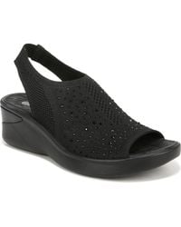Bzees - Sicily Bright Washable Slingback Wedge Sandals - Lyst