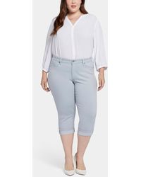NYDJ - Plus Size Marilyn Straight Crop Cuff Jeans - Lyst