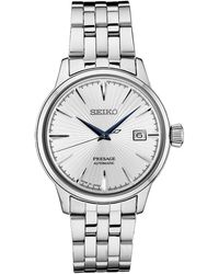 Seiko - Automatic Presage Stainless Steel Bracelet Watch 40.5mm - Lyst