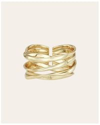 Zoe Lev - Wrap Around Ring - Lyst