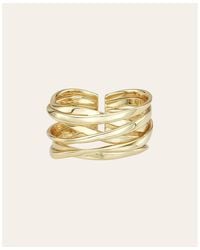 Zoe Lev - Wrap Around Ring - Lyst