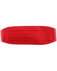 Trafalgar - Sutton Solid Color Silk Cummerbund - Lyst