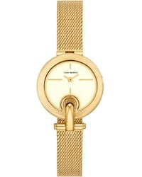 Tory Burch - The Pierced Small Quartz Two-hand Stainless Steel - Lyst