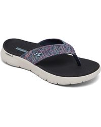 Skechers - Gowalk Flex Invoke Flip-flop Thong Sandals From Finish Line - Lyst