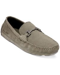 Cole Haan - Wyatt Leather Slip-on Bit Driving Loafers - Lyst