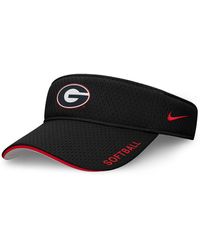 Nike - And Georgia Bulldogs 2025 Dugout Softball Ace Performance Adjustable Visor Hat - Lyst