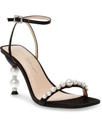 Betsey Johnson - Jacy Strappy Embellished Evening Sandals - Lyst