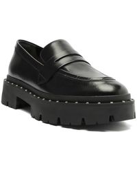 SCHUTZ SHOES - Christie Slip-on Studded Loafers - Lyst