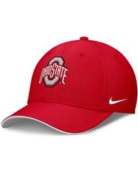 Nike - Ohio State Buckeyes 2025 Dugout Coaches Rise Swoosh Performance Flex Hat - Lyst