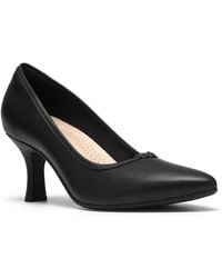 Clarks - Kacelyn Grace Pointed-toe Kitten Heel Pumps - Lyst